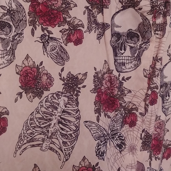 Hell bunny bug skull rose spider butterfly dress - Picture 2 of 4